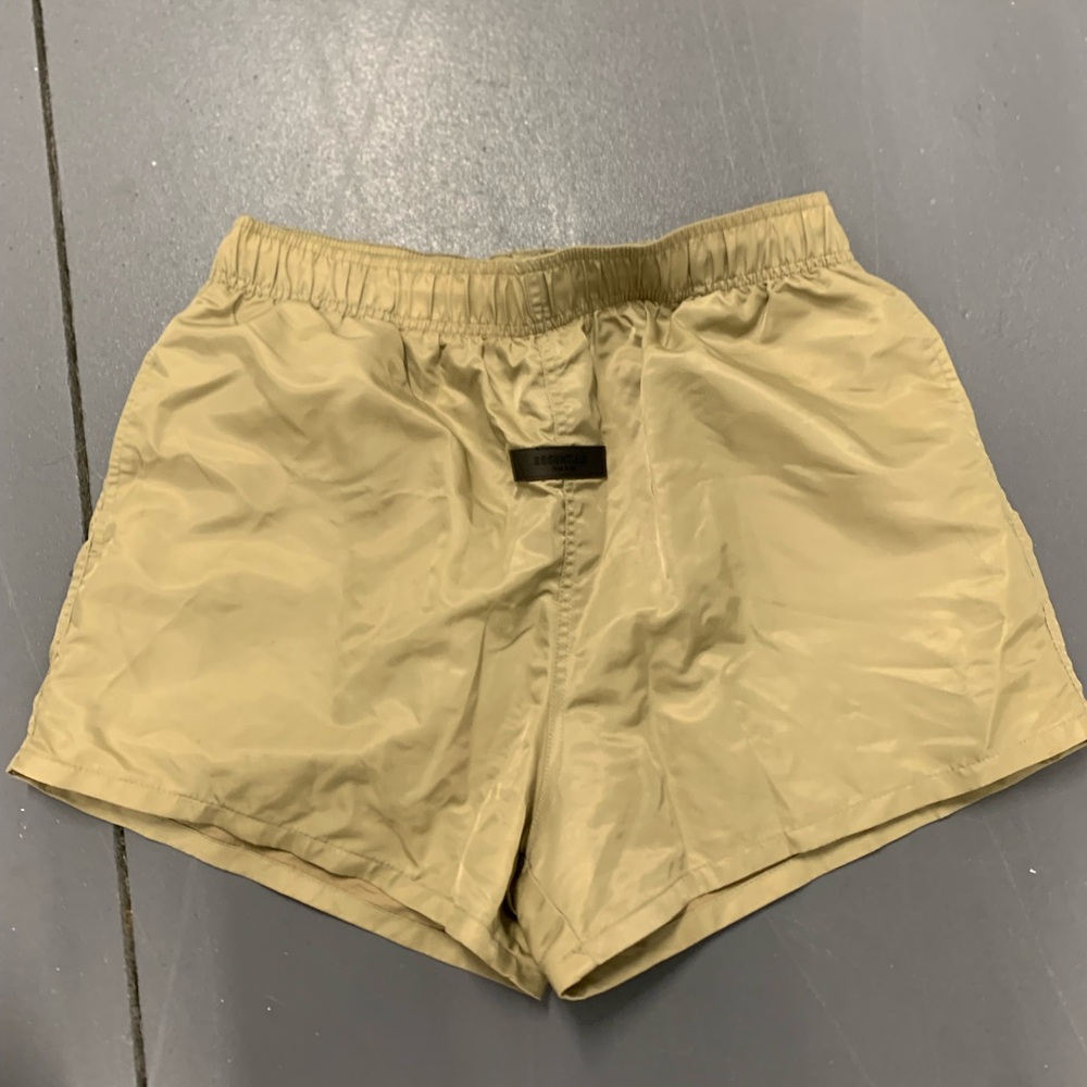 Essentials Men's Athletic Shorts in Light Khaki